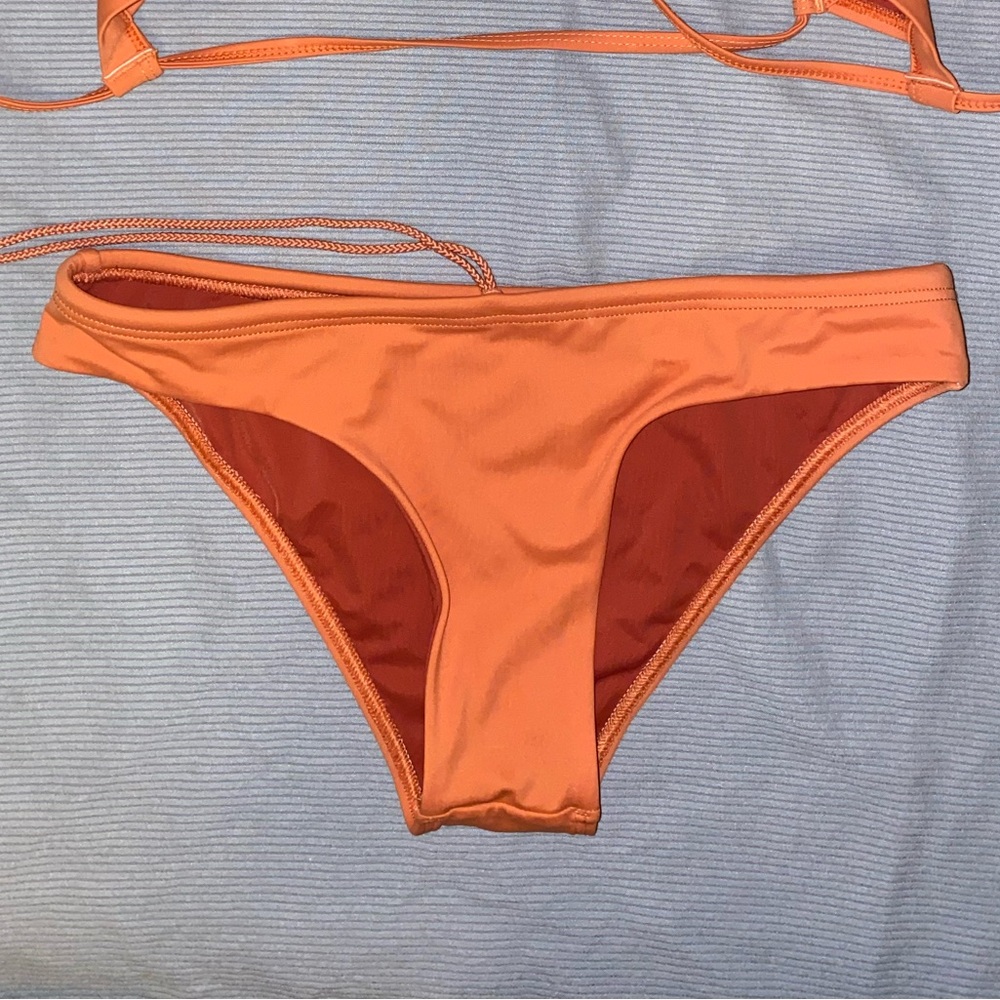 Jolyn Orange Koa Bikini Bottom